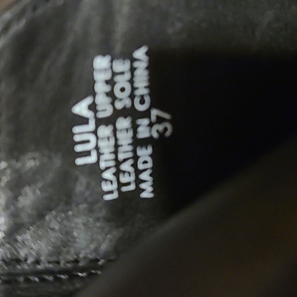 ASH Lula Black Leather Wedge Heel Ankle Booties 6.5 NEW - Picture 8 of 8